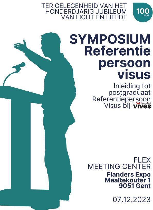 ‘Symposium Referentiepersoon Visus’ door Blindenzorg Licht en Liefde en VIVES tijdens REVA2023